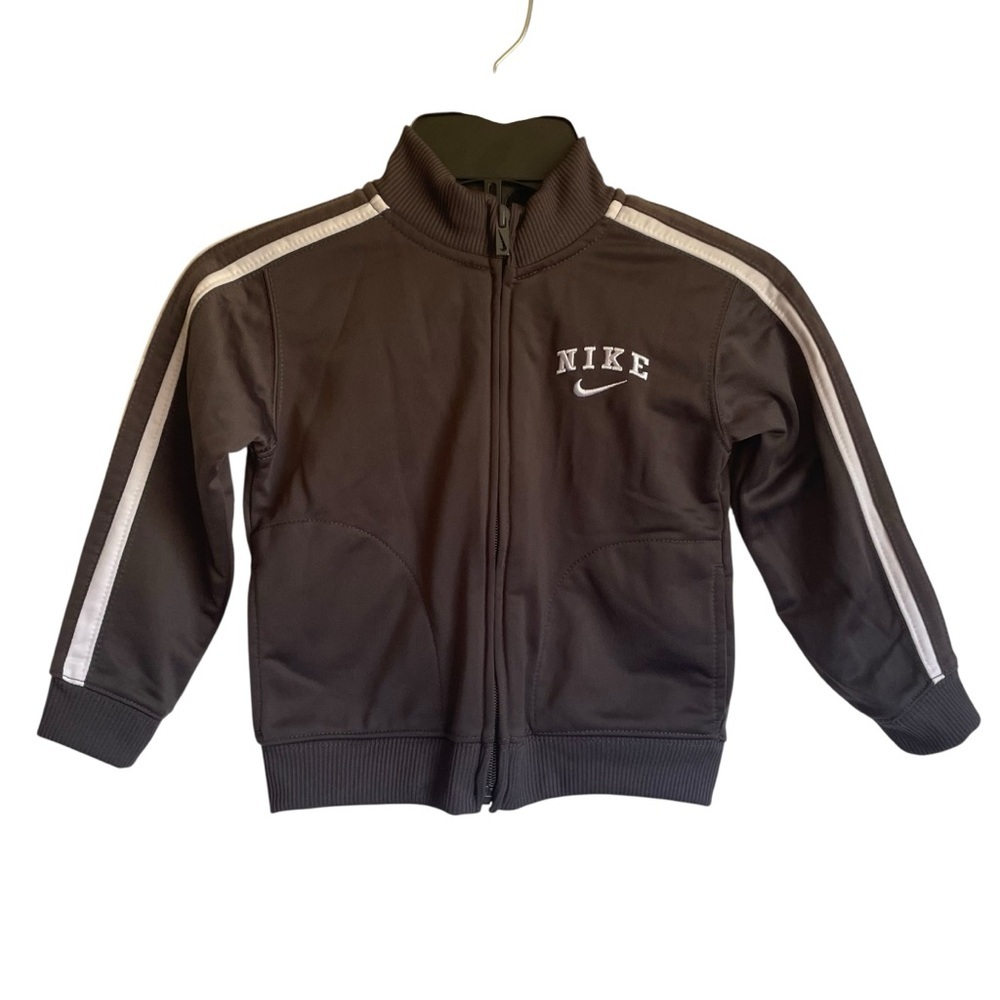 Nike Kids Black and‎ White Track Jacket Size 24 Months